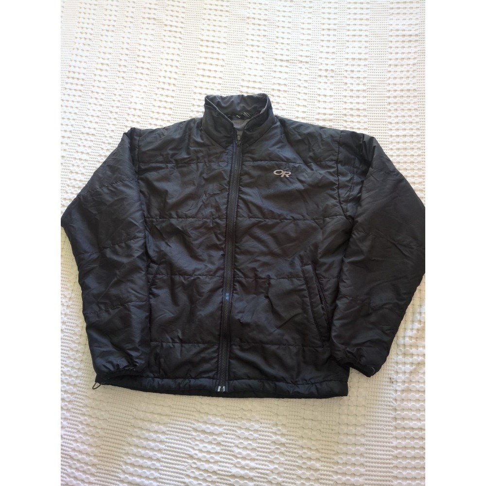 Outdoor Research Insulated Puffer Jacket Size Large Mock Neck Full Zip